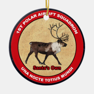 Santa's Ewn - 1e Polar Airlift Squadron Keramisch Ornament