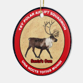 Santa's Ewn - 1e Polar Airlift Squadron Keramisch Ornament (Links)