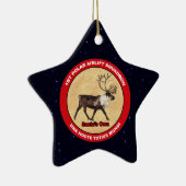 Santa's Ewn - 1e Polar Airlift Squadron Keramisch Ornament (Rechts)