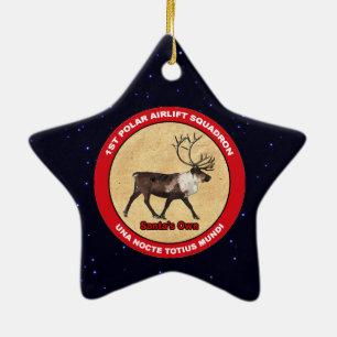 Santa's Ewn - 1e Polar Airlift Squadron Keramisch Ornament