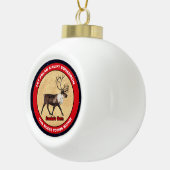 Santa's Ewn - 1e Polar Airlift Squadron Keramische Bal Ornament (Rechts)