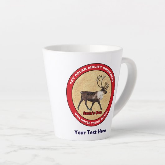 Santa's Ewn - 1e Polar Airlift Squadron Latte Mok (Rechterhoek)