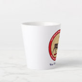 Santa's Ewn - 1e Polar Airlift Squadron Latte Mok (Voorkant)