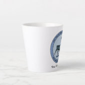 Santa's Ewn - 1e Polar Airlift Squadron Latte Mok (Voorkant)