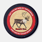 Santa's Ewn - 1e Polar Airlift Squadron Magneet (Voorkant)