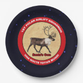 Santa's Ewn - 1e Polar Airlift Squadron Papieren Bordje (Voorkant)