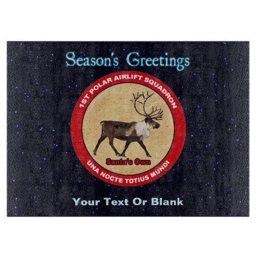 Santa's Ewn - 1e Polar Airlift Squadron Snijplank (Voorkant)