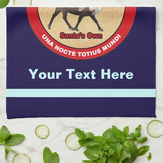 Santa's Ewn - 1e Polar Airlift Squadron Theedoek (Gevouwen)