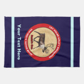 Santa's Ewn - 1e Polar Airlift Squadron Theedoek (Horizontaal)