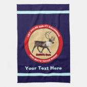 Santa's Ewn - 1e Polar Airlift Squadron Theedoek (Verticaal)