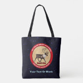 Santa's Ewn - 1e Polar Airlift Squadron Tote Bag (Achterkant)