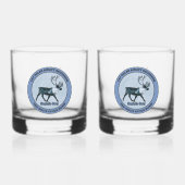 Santa's Ewn - 1e Polar Airlift Squadron Whisky Glas (Voorkant)