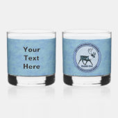 Santa's Ewn - 1e Polar Airlift Squadron Whisky Glas (Achterkant)