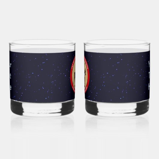 Santa's Ewn - 1e Polar Airlift Squadron Whisky Glas (Rechts)
