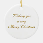 Santa's Face Ornament (Achterkant)