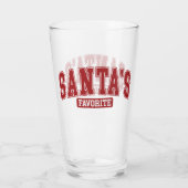 Santas Favoriet Glas (Achterkant)