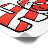 Santas Favoriet Grappig Ondeugend Volwassen Kerstm Poster (Hoek)