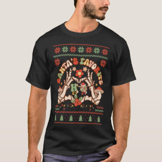 Santas favoriet ho 2 t-shirt