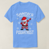 Santas Favoriet Podiatrist Kerst 1 T-shirt (Design voorkant)