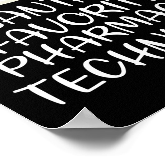 Santa's favoriete apotheek technicus matching fami poster (Hoek)