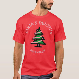 Santas favoriete apotheker 7 t-shirt