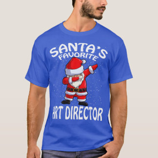 Santas Favoriete Art Director Kerst T-shirt