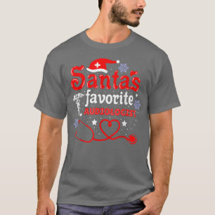 Santas Favoriete Audioloog Kerstmis T-shirt