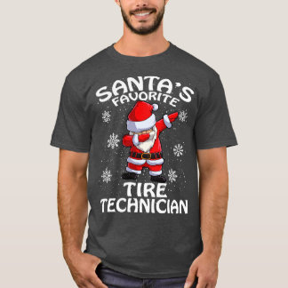 Santas Favoriete Band Technician Christmas T-shirt