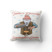 Santas Favoriete Bartender Gnome Sierkussen