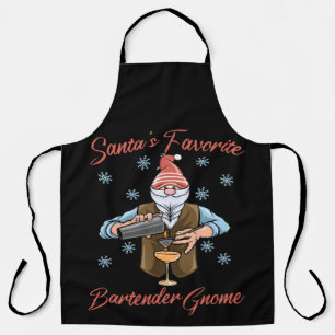 Santas Favoriete Bartender Gnoom Schort