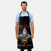 Santas Favoriete Bartender Gnoom Schort (Gedragen)