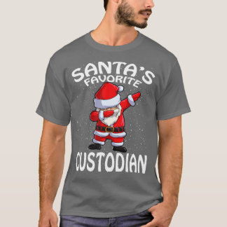 Santas Favoriete Bewaarder Kerstmis T-shirt