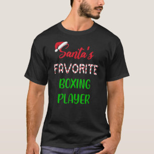 Santas Favoriete Boxing Player Funny Boxing Chris T-shirt