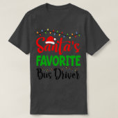 Santas Favoriete bus-driver T-shirt (Design voorkant)