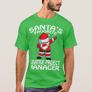 Santas Favoriete Business Creative Project Manager T-shirt