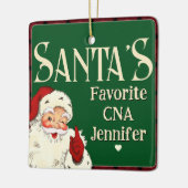 Santas Favoriete CNA Keramisch Ornament (Links)