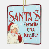 Santas Favoriete CNA Keramisch Ornament (Links)