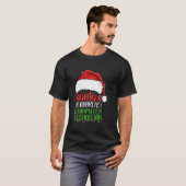Santa's favoriete computertechnicus Funny Christma T-shirt (Voorkant volledig)