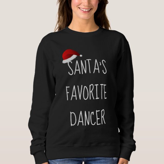 Santa's favoriete danser | Kerstdansdanking Trui (Voorkant)