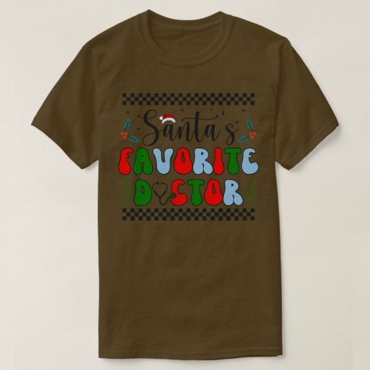 Santas Favoriete Doctor T-shirt (Design voorkant)