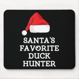 Santa's favoriete Duck Hunter Gift-kerstfeest Hu Muismat