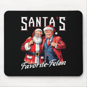 Santa's Favoriete Felon Santa Claus Trump Kerstmis Muismat