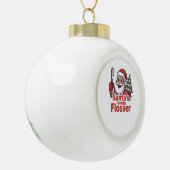 Santa's favoriete Flosser kerst tandarts Keramische Bal Ornament (Links)