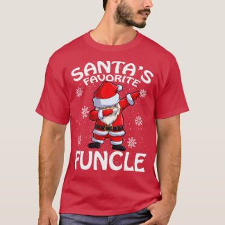 Santas Favoriete Funcle Kerstmis T-shirt
