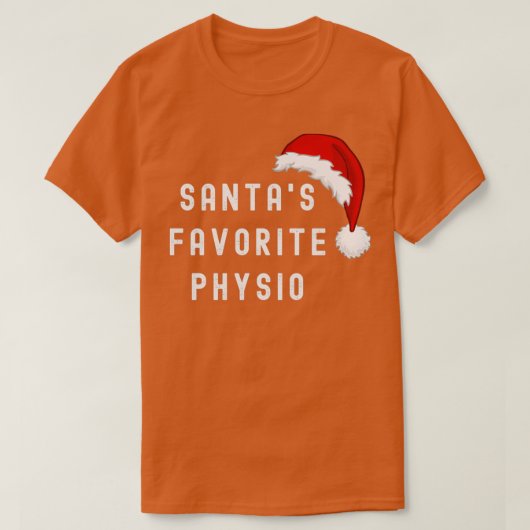 Santas favoriete fysio t-shirt (Design voorkant)