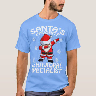 Santas Favoriete Gedragsspecialist Kerstmis T-shirt