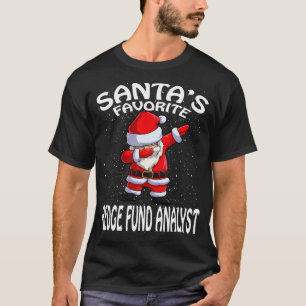 Santas Favoriete Hedge Fund analist Kerstmis T-shirt