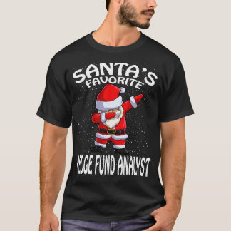 Santas Favoriete Hedge Fund analist Kerstmis T-shirt