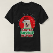 Santa's favoriete helpers puppydog t-shirt (Design voorkant)