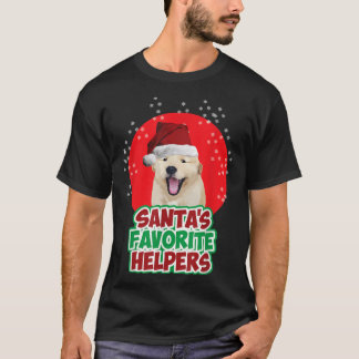 Santa's favoriete helpers puppydog t-shirt